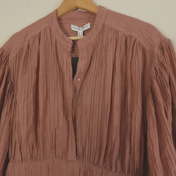 New NWT Shona Joy Dress Mila‎ Button Up Frill Mini - Picture 12 of 15